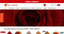 Desktop Screenshot of floresadomicilio.cl